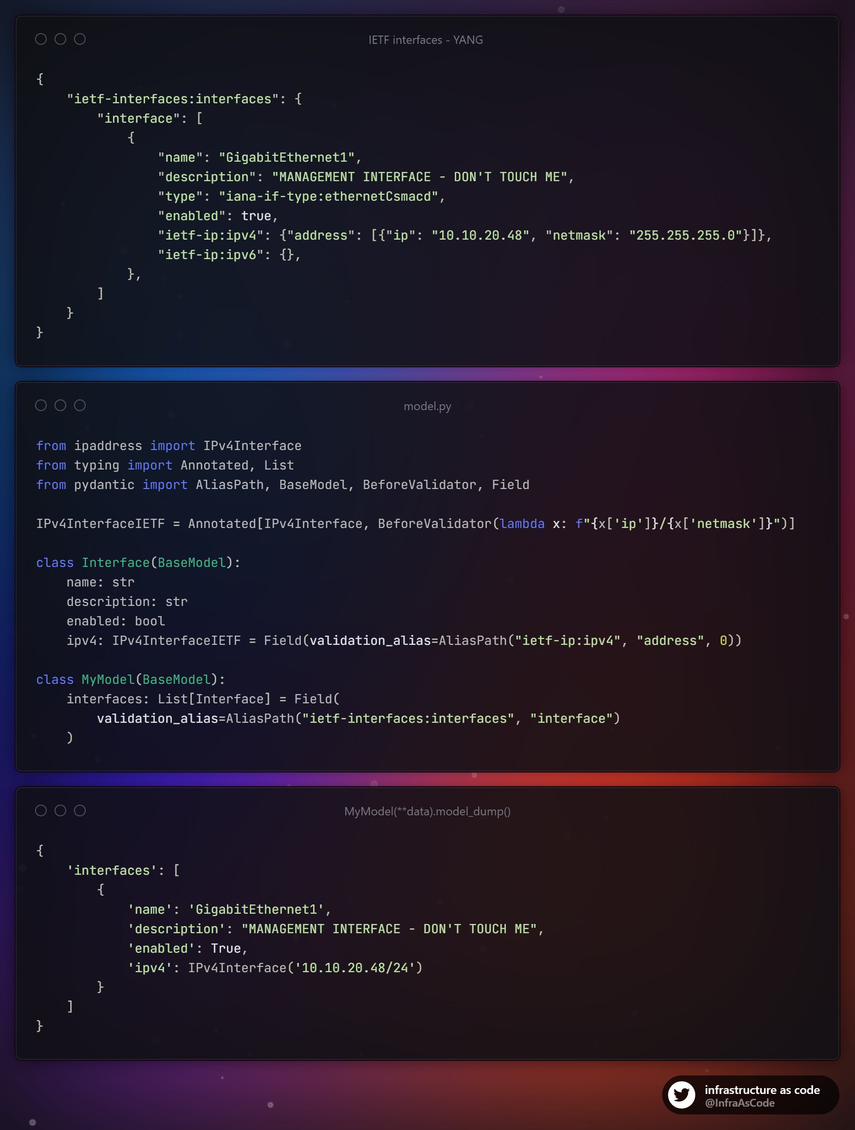 Code example Pydantic V2